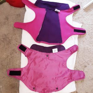 Top Paw Reflective 2-In-1 Jacket Med Fleece Warm NWT